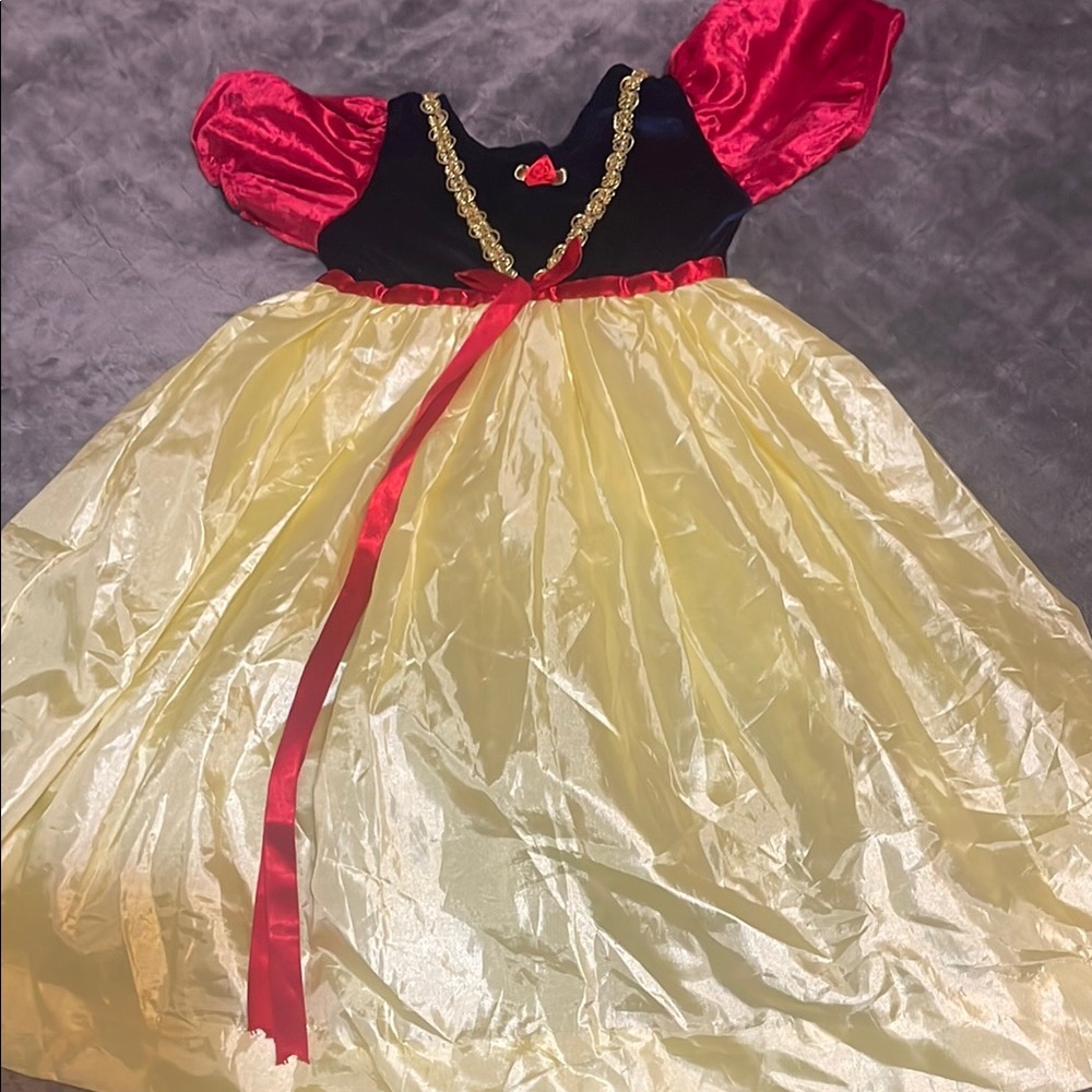 Kids Princess Costume - Red and Yellow
